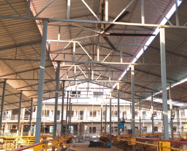 HVLS Fan For Gaushala In Namibia